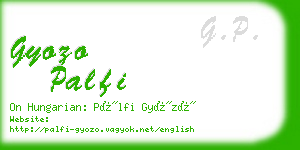 gyozo palfi business card